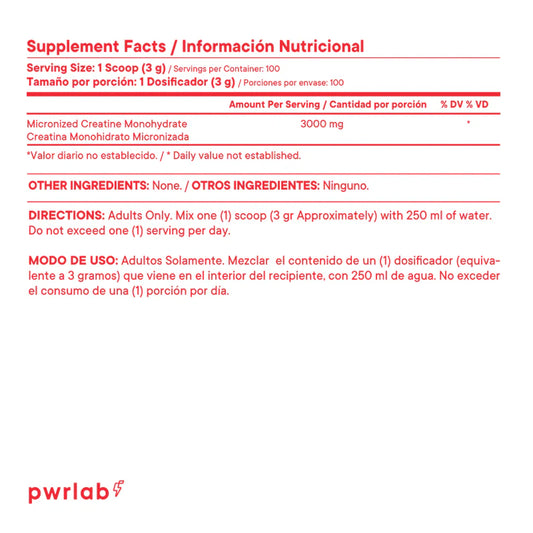 Pwrlab Creatina 150g