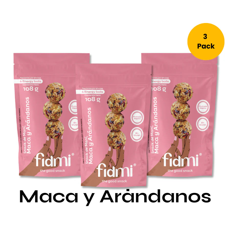 Fidmi 3Pack Maca y Arándanos