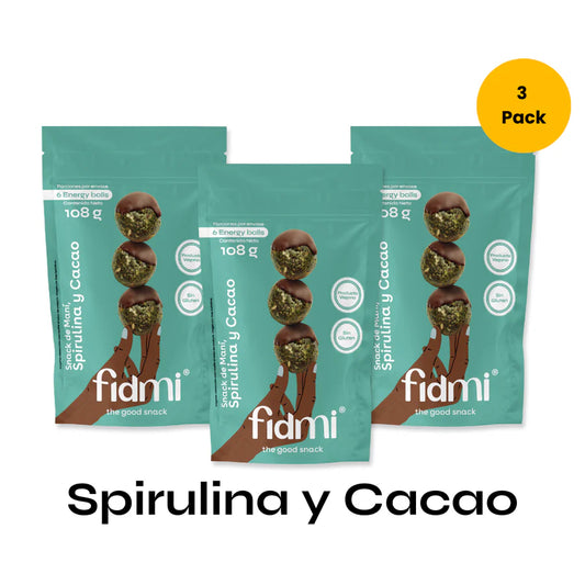 Fidmi 3pack Spirulina y Cacao