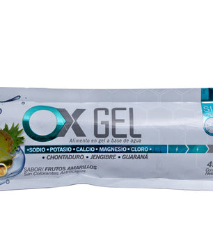 OX sports Gel sin cafeína. Con Sales Minerales