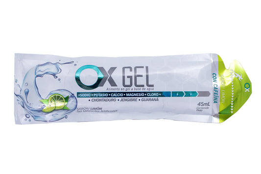 OX Sports GEL con Cafeína y Sales Minerales