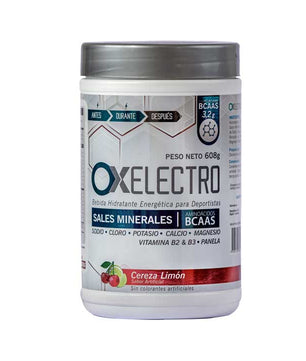 OX Sports Electro 608 g – Bebida Hidratante Energética para Deportistas