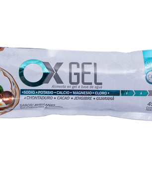 OX sports Gel sin cafeína. Con Sales Minerales
