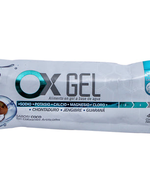 OX sports Gel sin cafeína. Con Sales Minerales