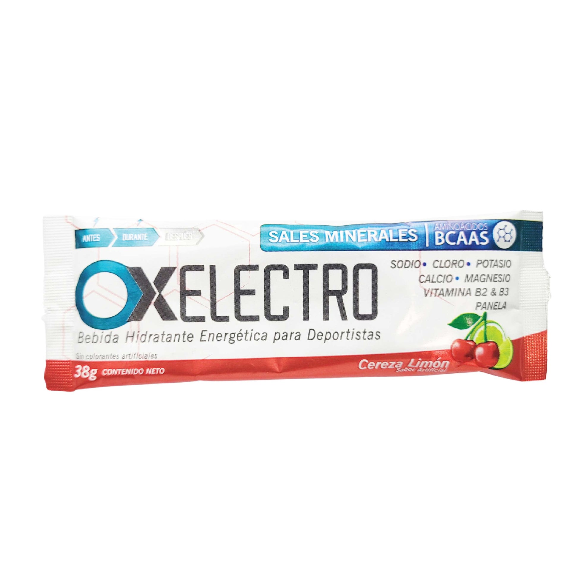 OX sports Electro sobre – Bebida Hidratante Energética para Deportistas