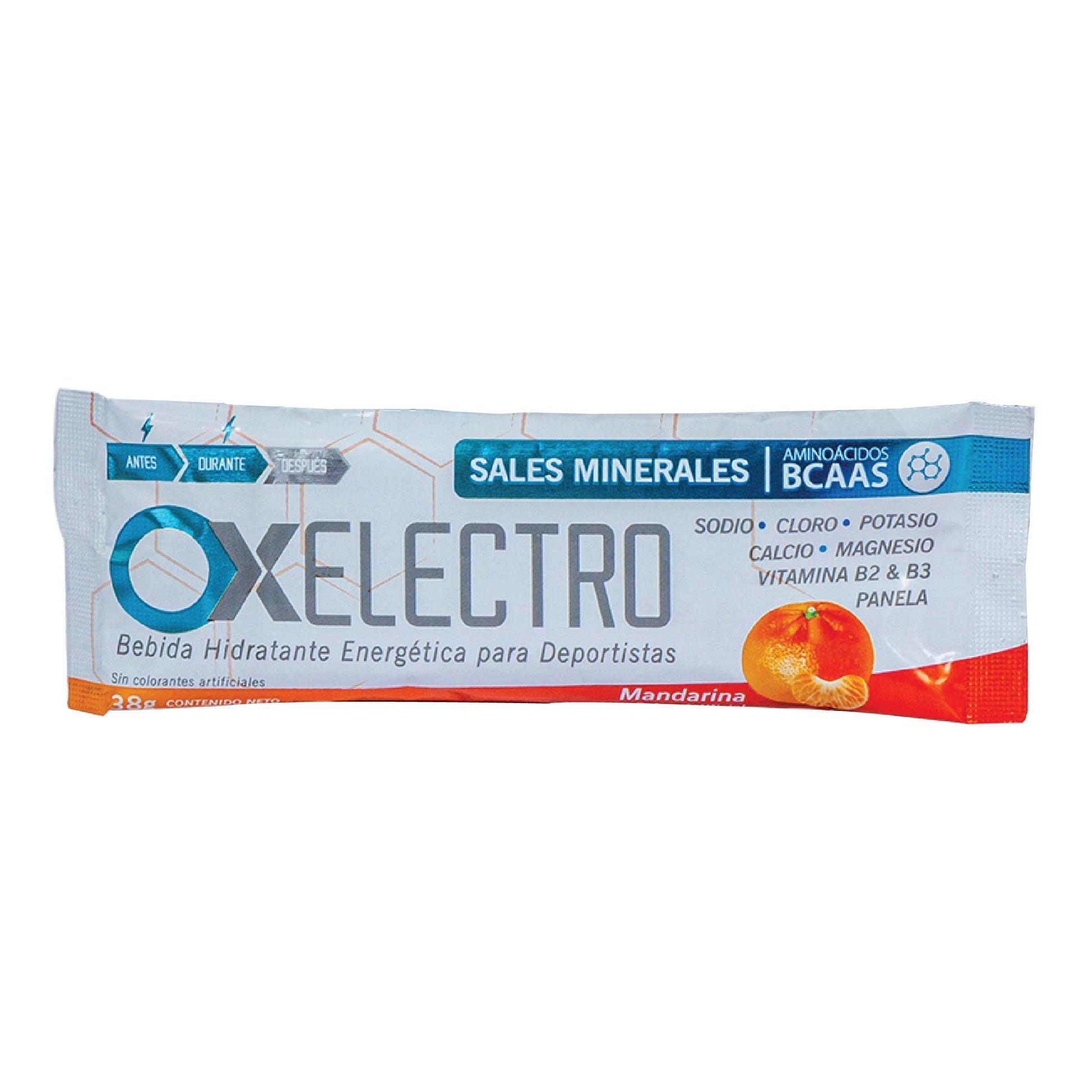 OX sports Electro sobre – Bebida Hidratante Energética para Deportistas