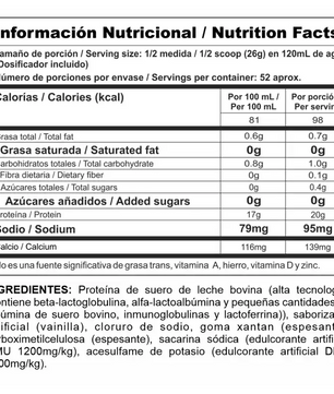 Bipro Classic Proteína Whey Vainilla 900g (2lb)