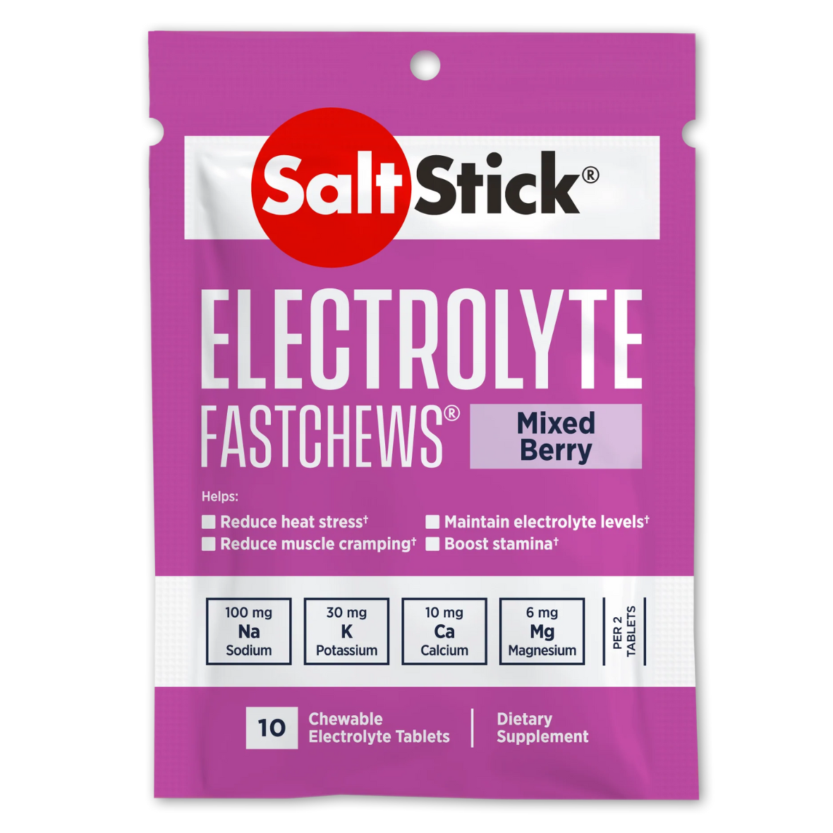 SaltStick - Electrolyte FastChews - Sachet - Berries mixtas