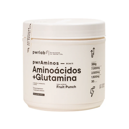 Pwrlab Aminoácidos + Glutamina 384g