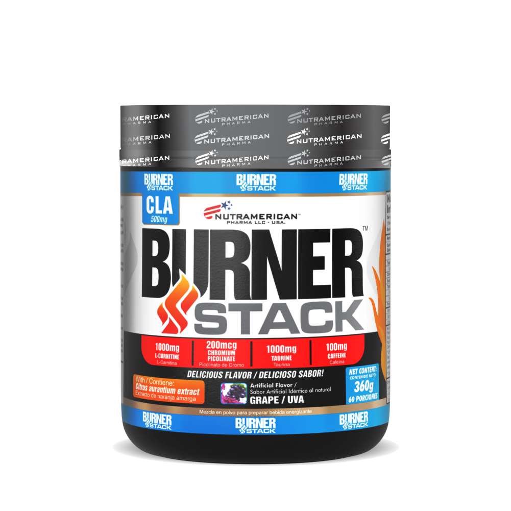 Burner Stack Bebida Energizante Uva 360g