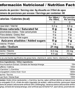 Burner Stack Bebida Energizante Uva 360g