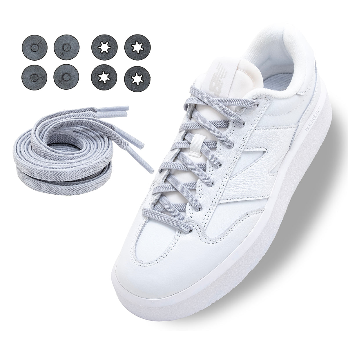 Cordones elásticos Lock Laces® planos