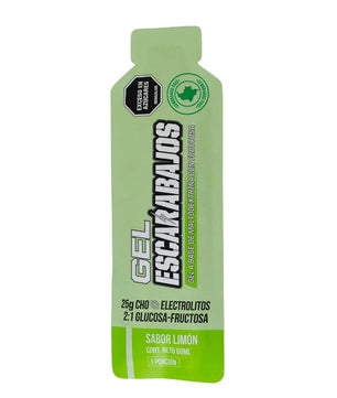 Escarabajos Gel Deportivo Maltodextrina Limón + Electrolitos 60g | 25g CHO
