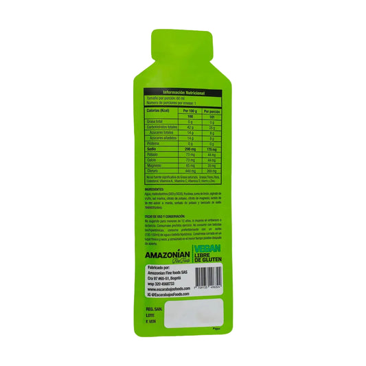 Escarabajos Gel Deportivo Maltodextrina Limón + Electrolitos 60g | 25g CHO