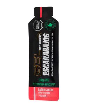 Escarabajos Gel Deportivo Bee Boost Sandía 60g | Miel de Abejas 40g CHO