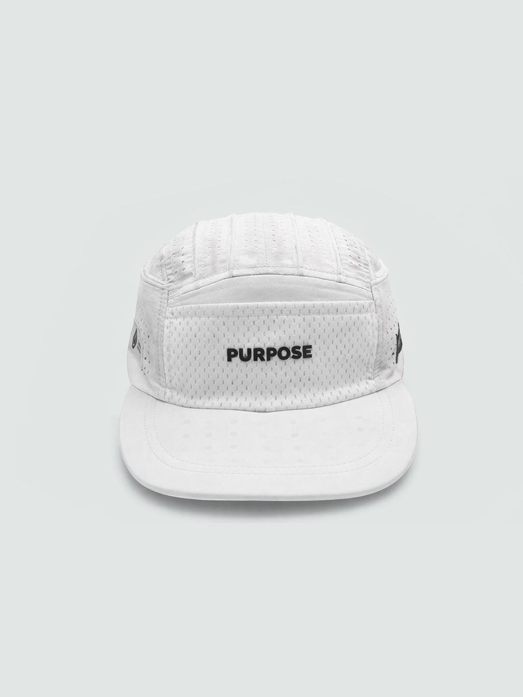 PURPOSE gorra glaciar con ULTRA COOL TECH Blanco Ártico