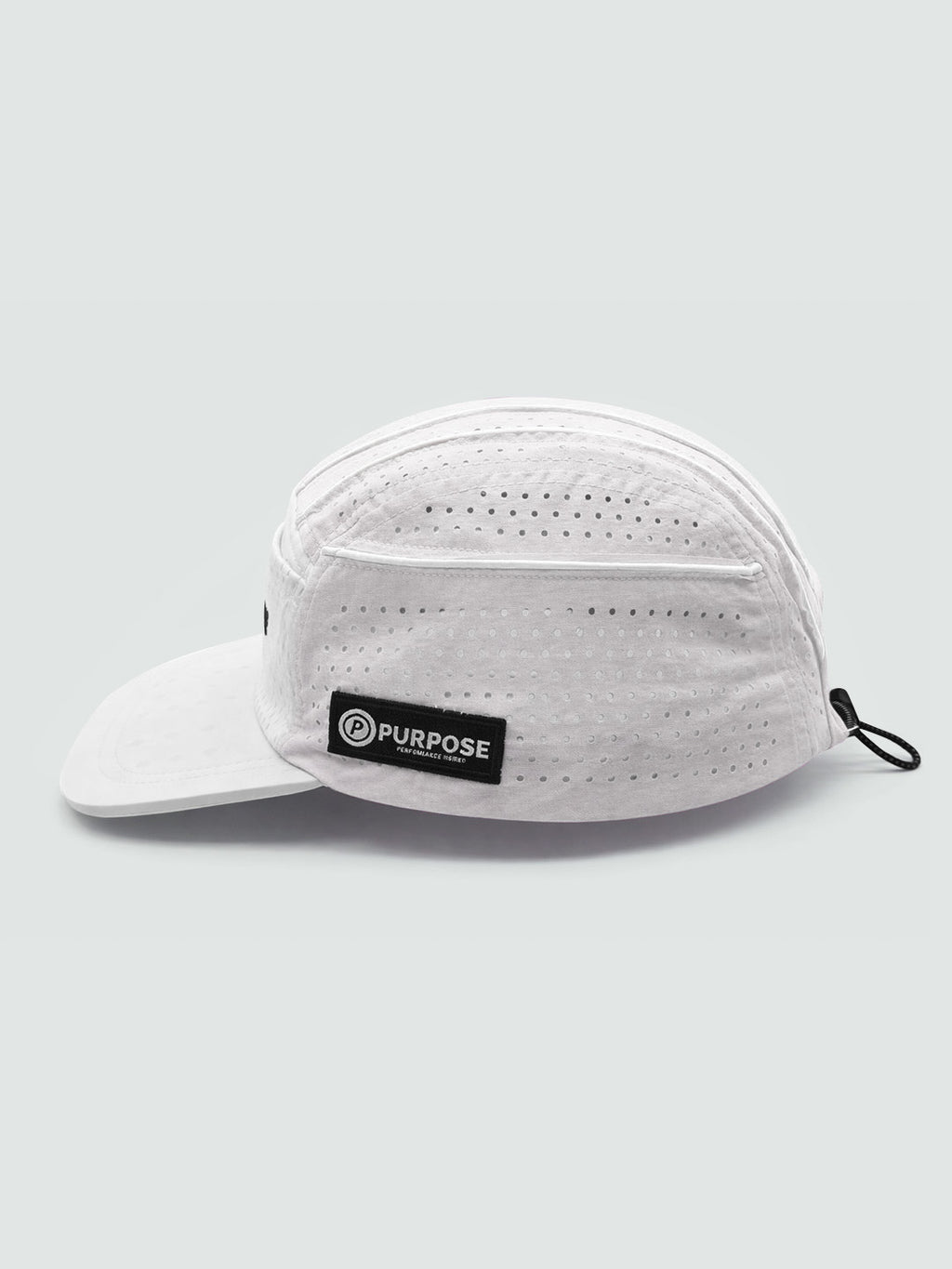 PURPOSE gorra glaciar con ULTRA COOL TECH Blanco Ártico