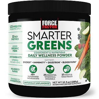 Force Factor Smarter Greens Daily Wellness Powder (288g - 30 servicios)