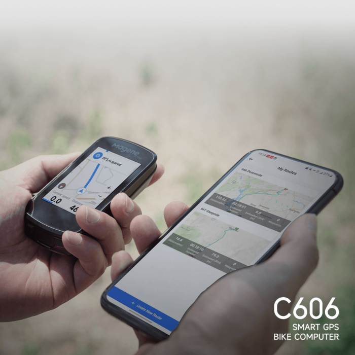 Magene - Ciclocomputador inteligente C606