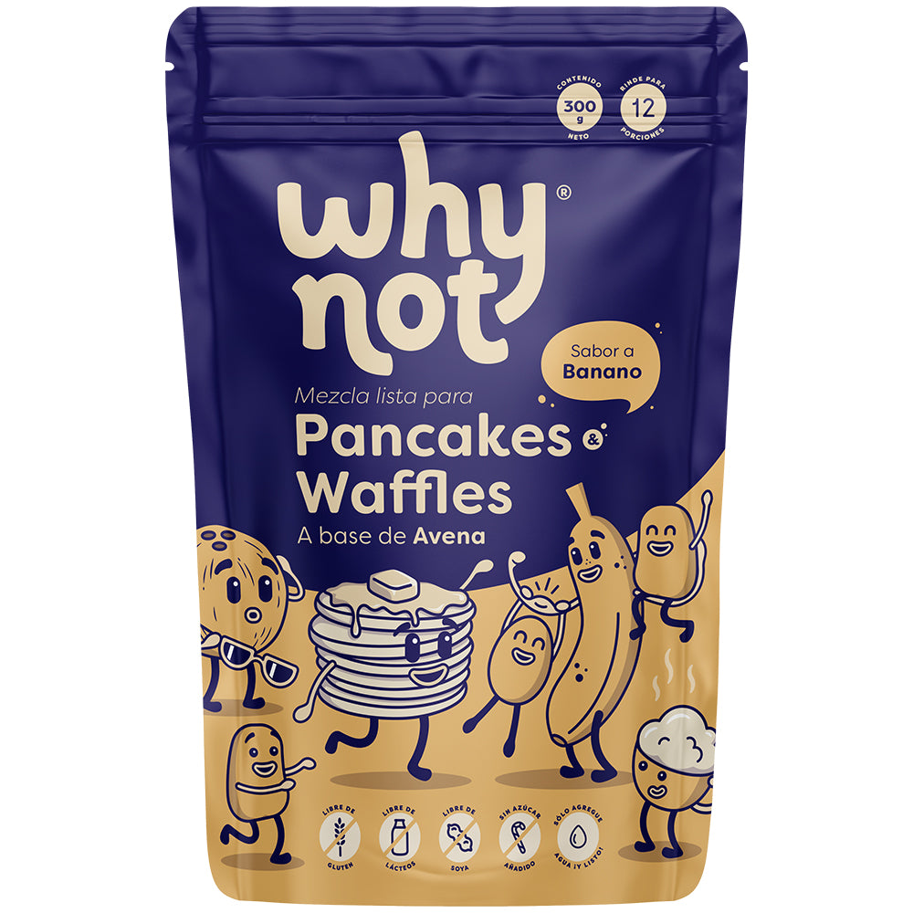 why not mezcla pancakes & waffles a base de Avena