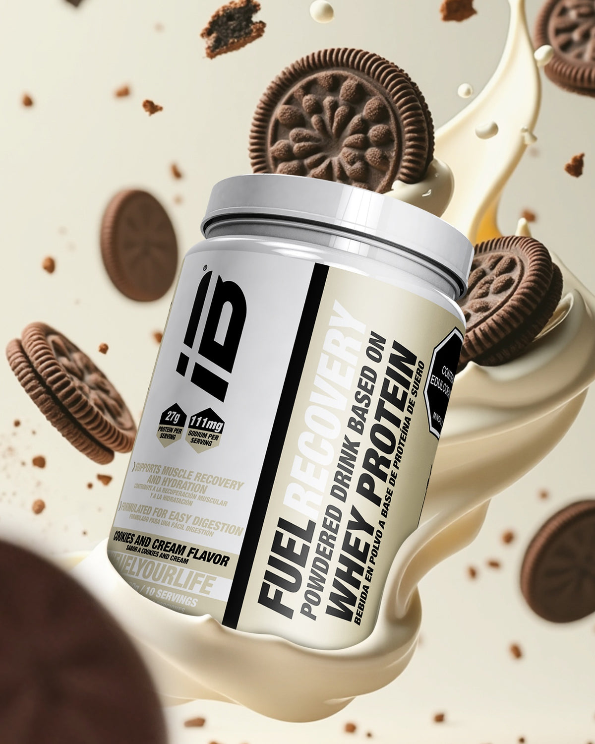 IB Sports Fuel Recovery Whey Cookies and Cream 600g, foto 2