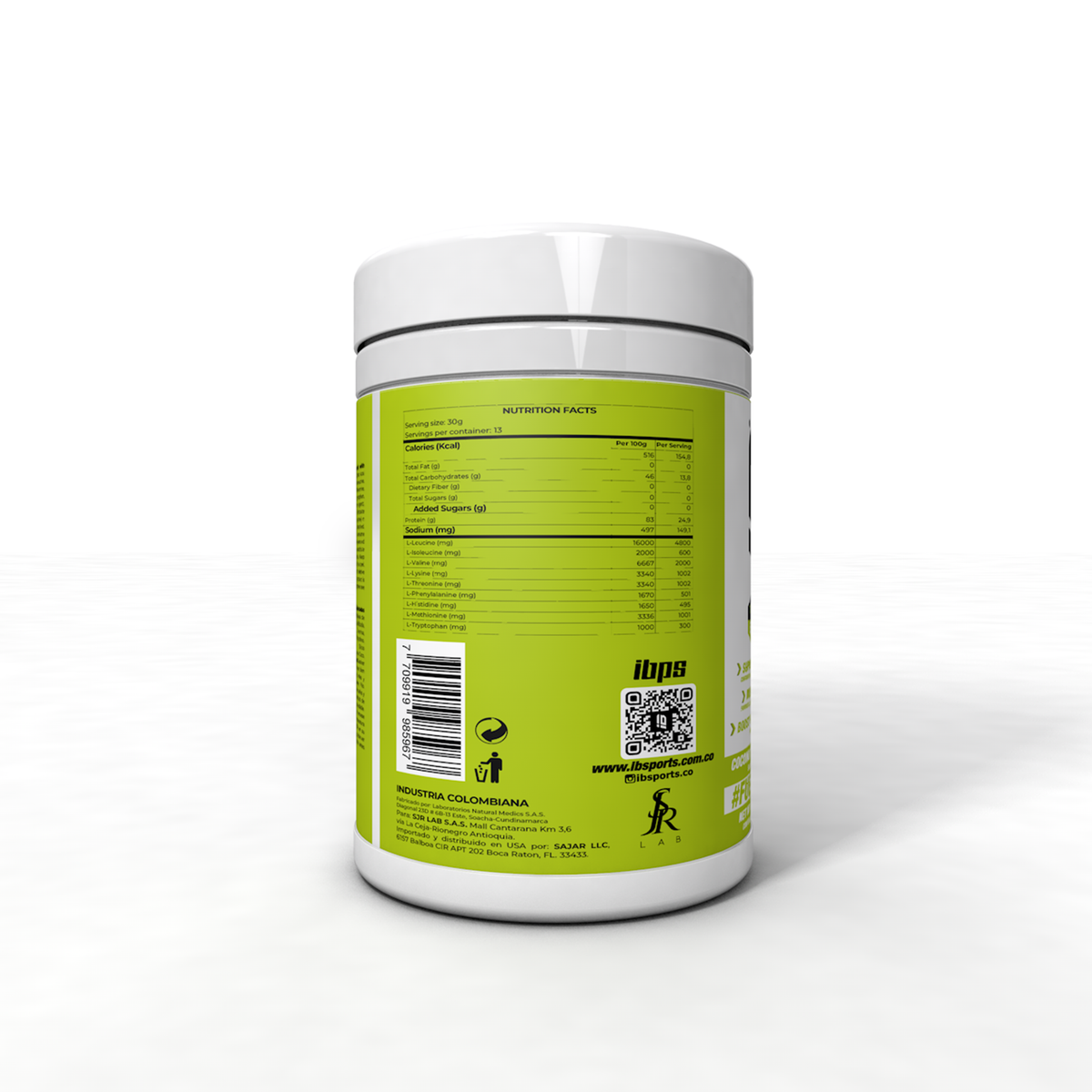 IB Sports Active EAA Limonada Coco 400g, foto 2