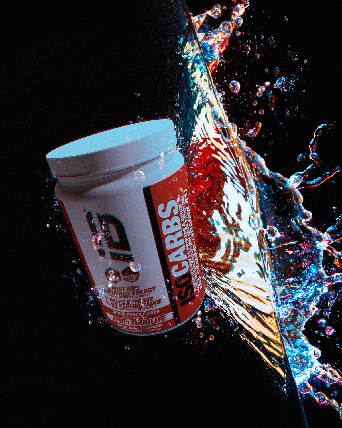 IB Sports Isocarbs Citrus Punch 850g, foto 2