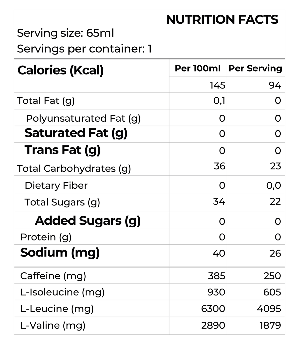 IB Sports Power Boost Gel Cafeína 250mg + BCAA Cola, foto 4
