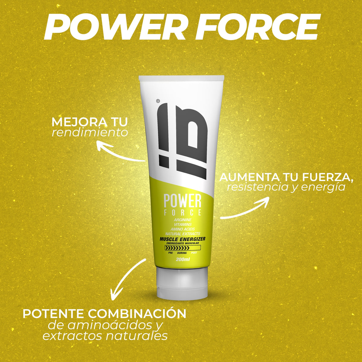 IB Sports Power Force crema de activación 200ml, foto 3