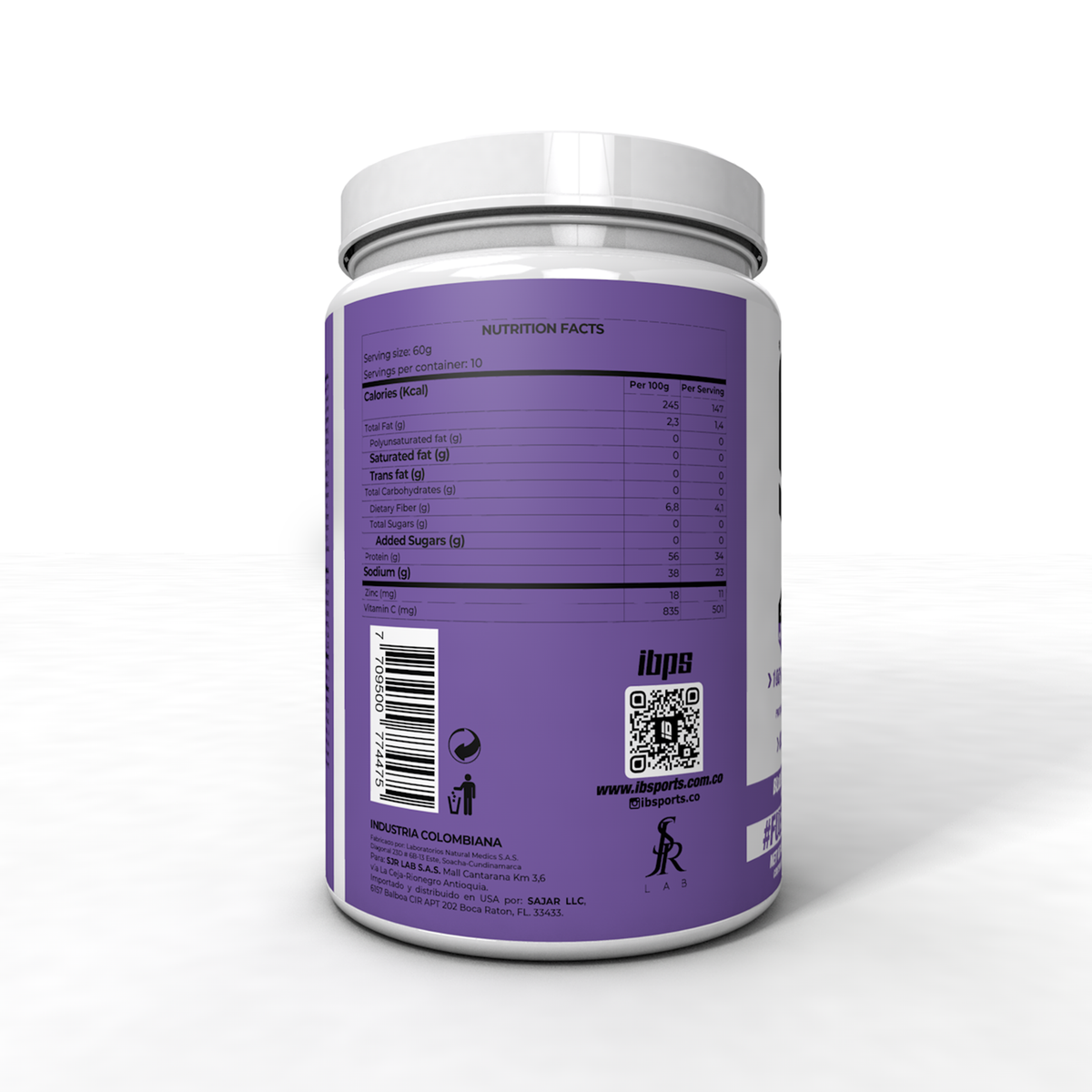 IB Sports Veggie Protein vegana Blueberry 600g, foto 2