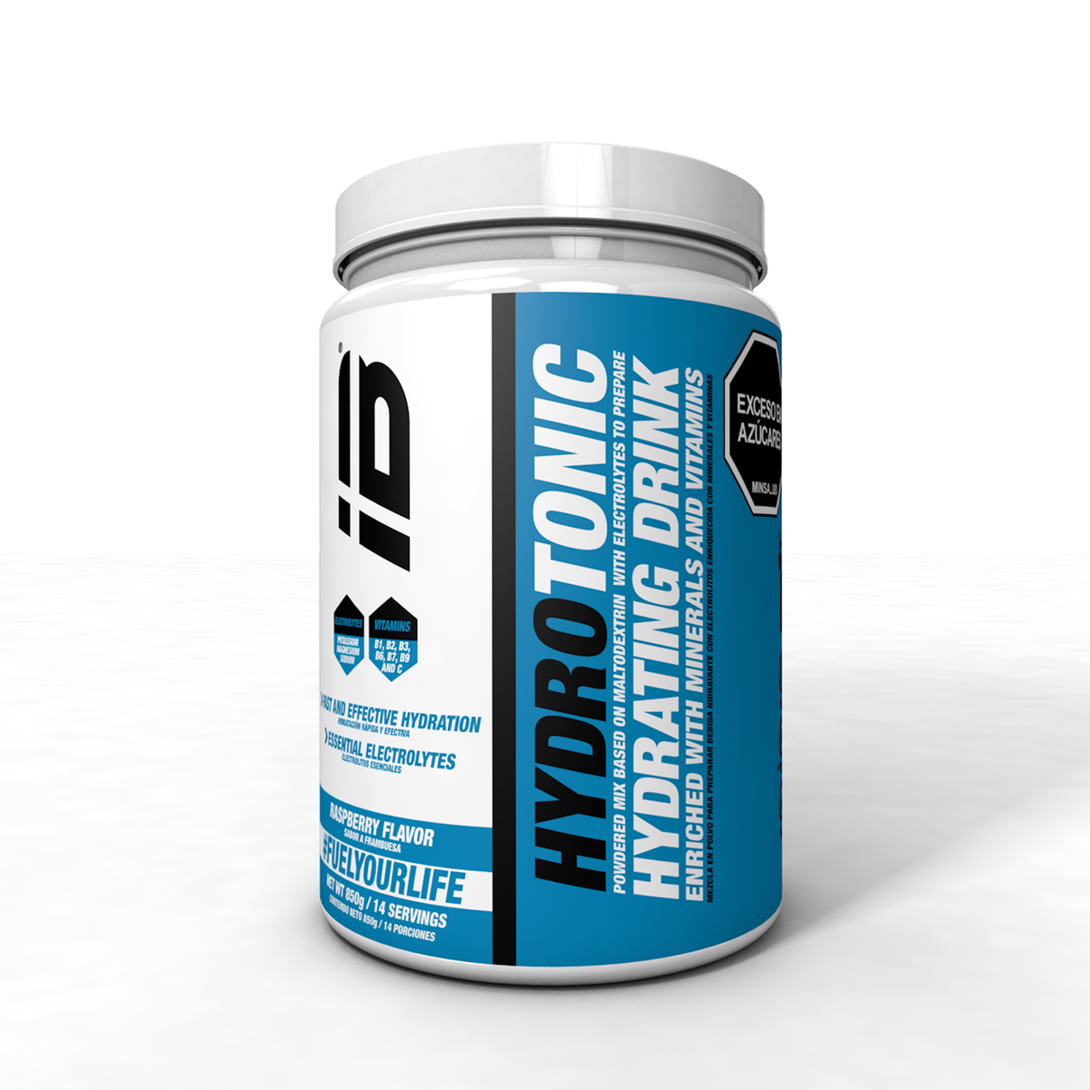 IB Sports Hydrotonic bebida hidratante Frambuesa 850g