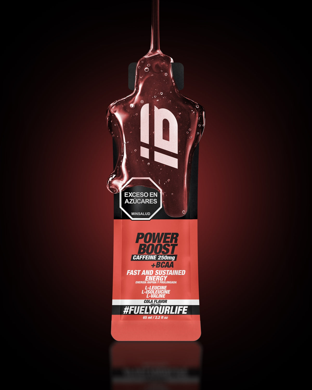 IB Sports Power Boost Gel Cafeína 250mg + BCAA Cola, foto 3