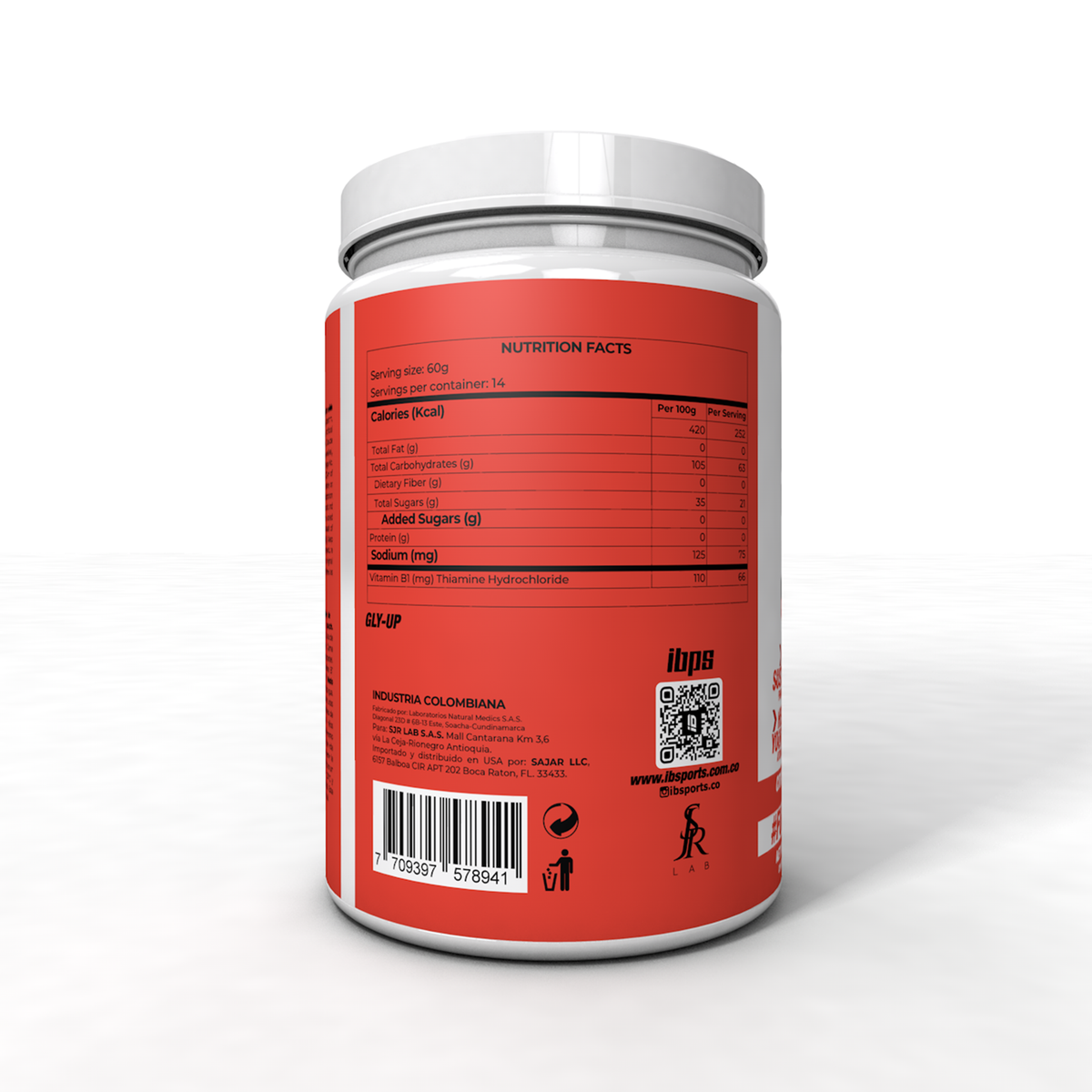 IB Sports Isocarbs Citrus Punch 850g, foto 4